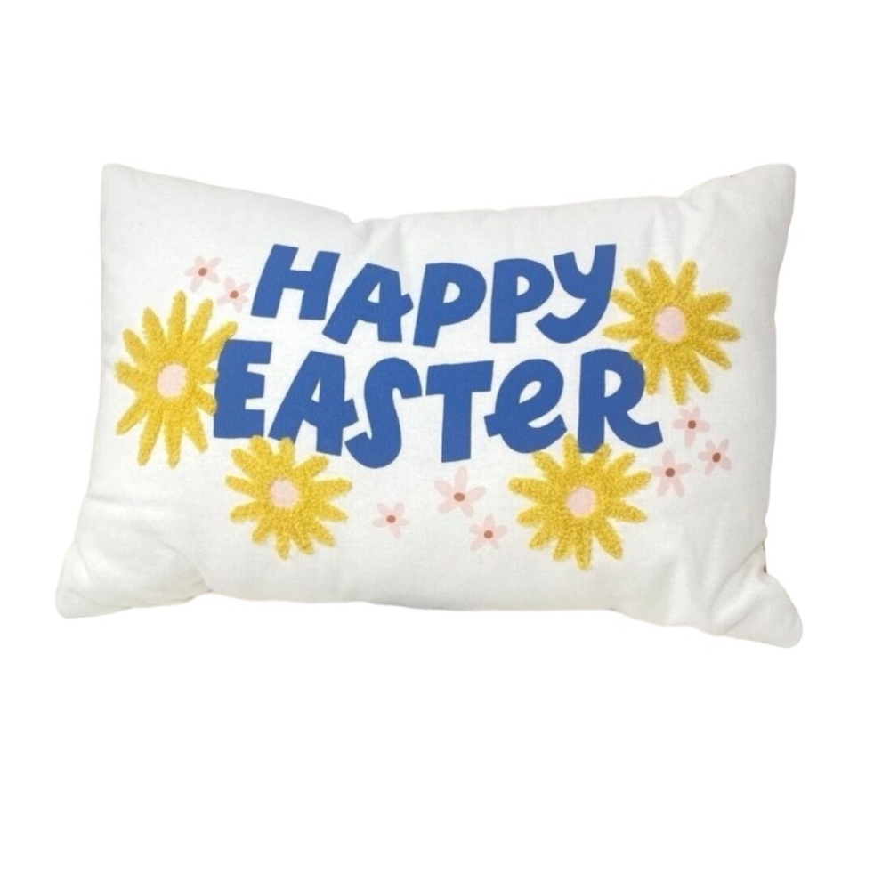 Target Floral 2024 Happy Easter Throw Pillow